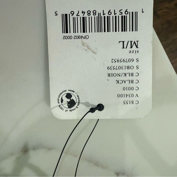 Free People WTF Roseberry Belt – Black Buff Distressed Leather NEW NWT Size M/L - Picture 6 of 7